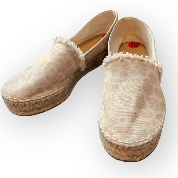 Splendid Laney Animal Print Espadrilles Size 10 - Picture 9 of 10